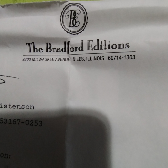 VTG 1997 Set 2 Bradford Edition Wolf Ornaments Silver Scout & Black Knight 04961 - Picture 9 of 12